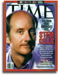 Image of Cover of Time Magazine, featuring James Thomson