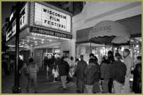 Photo of the Orpheum movie theatre, promoting the Wisconsin Film Festival