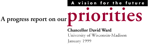 A progress report on our priorities: A vision for the future